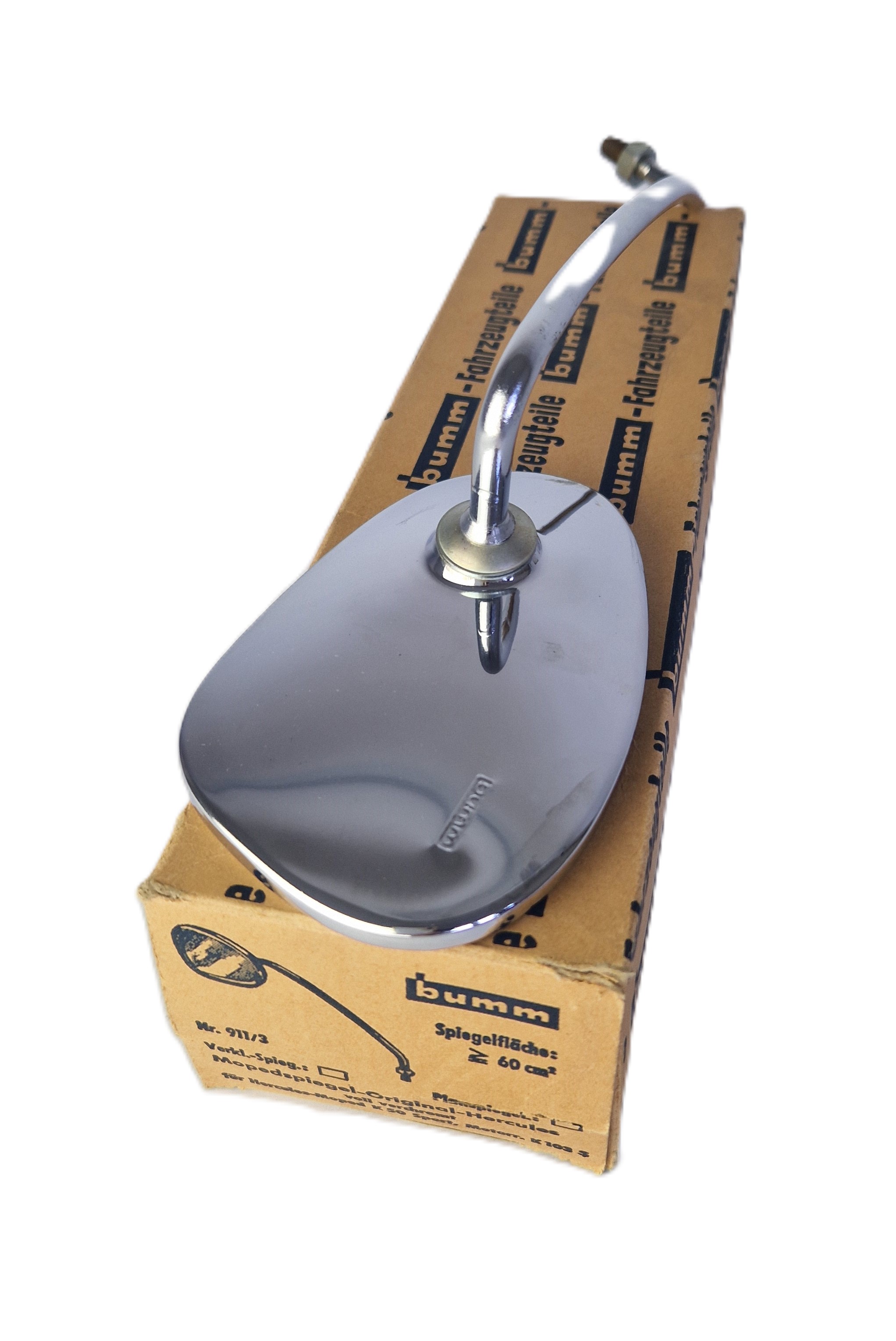 Busch + Müller Hercules Vintage Rearview Mirror, Oval 911/3