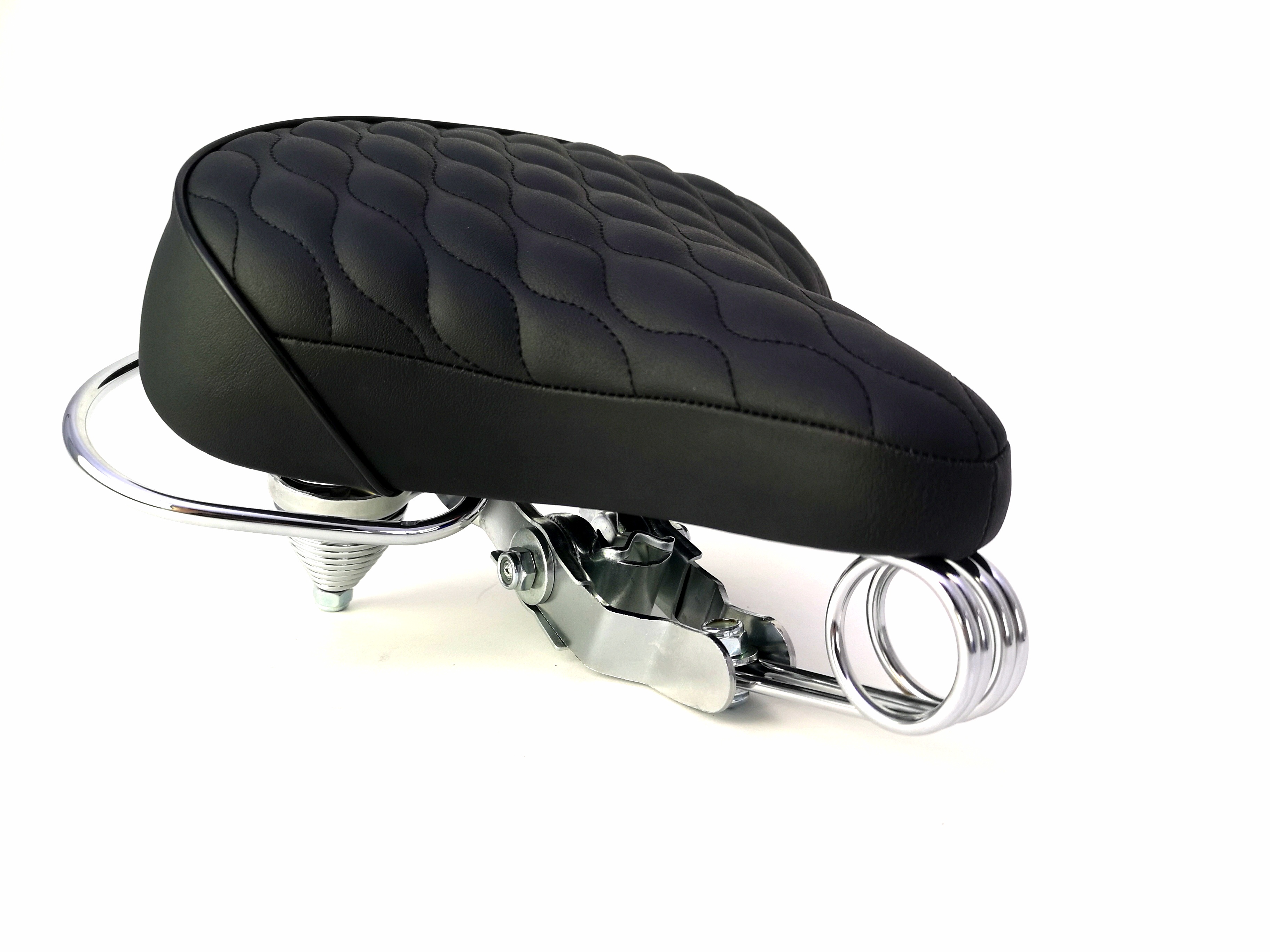 Quilted Cruiser Saddle, Black