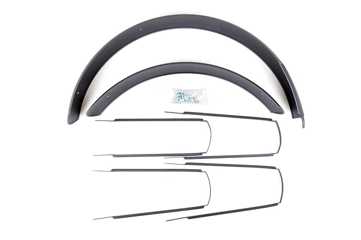 Fender Set 26  123 mm Black with Stays extra wide