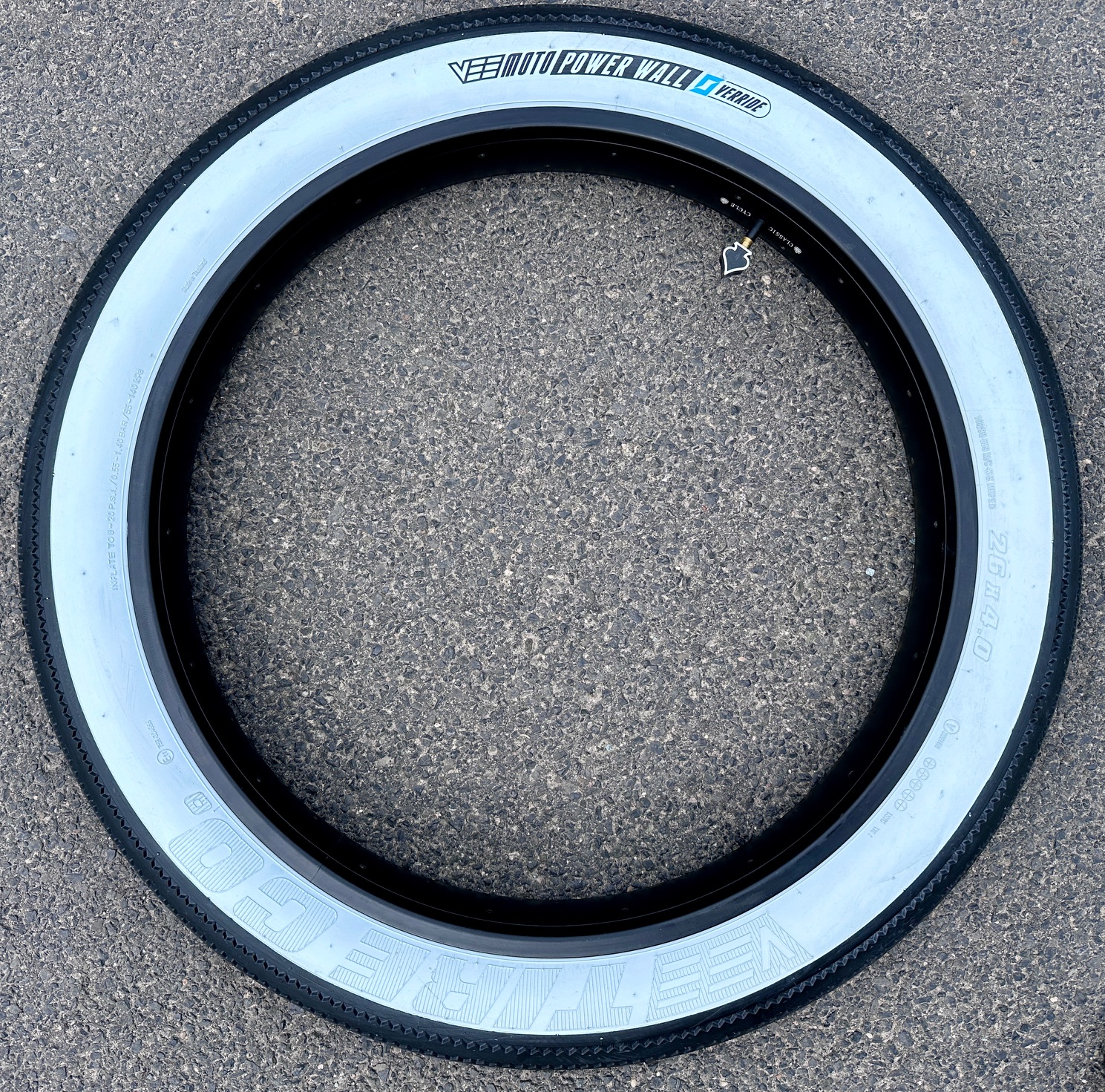 Reifen Fat Bike E-Zig Zag 26 x 4.0 - 102 - 559 Weißwand