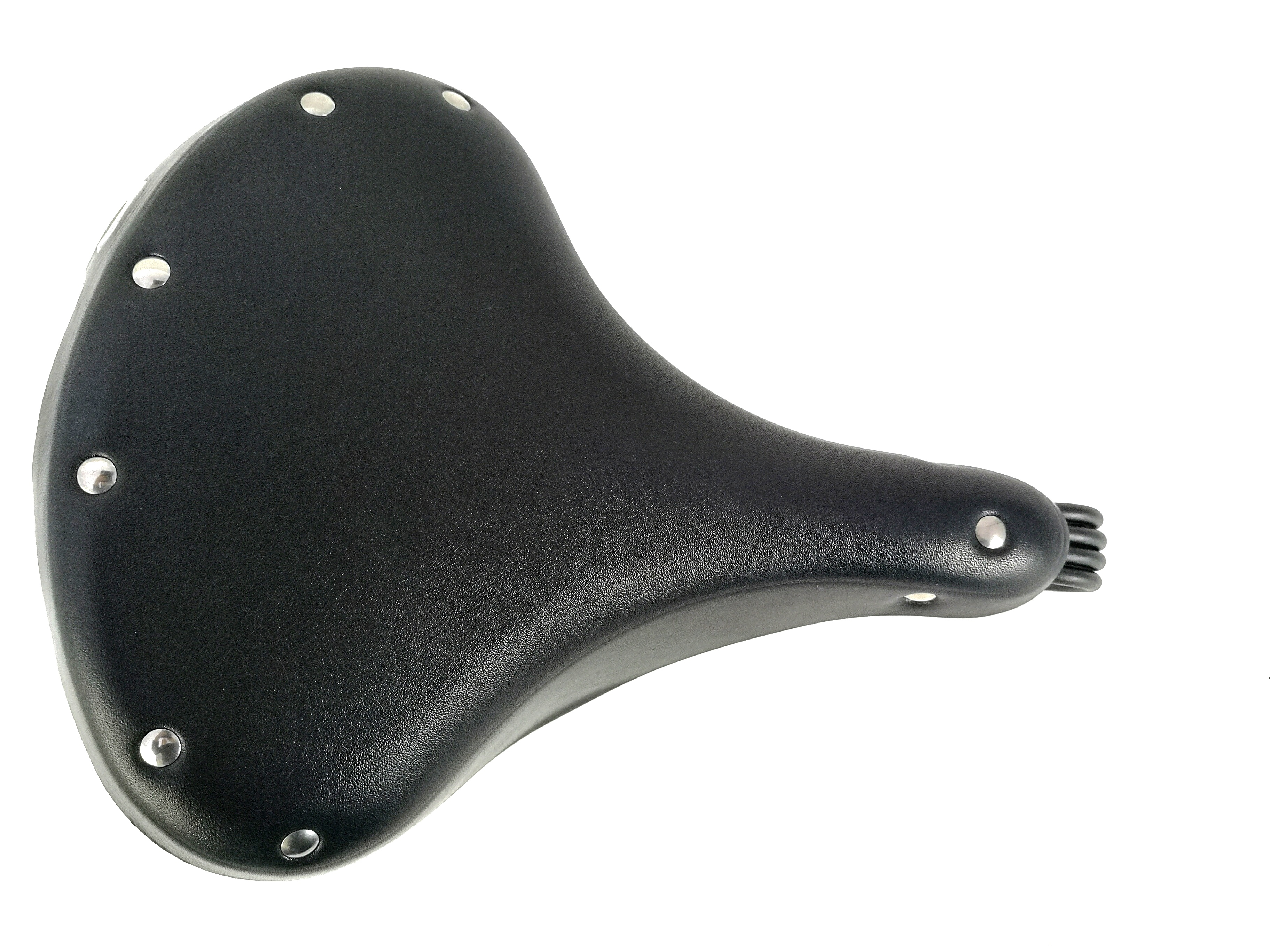 Leather saddle "Urban Exquisit", black