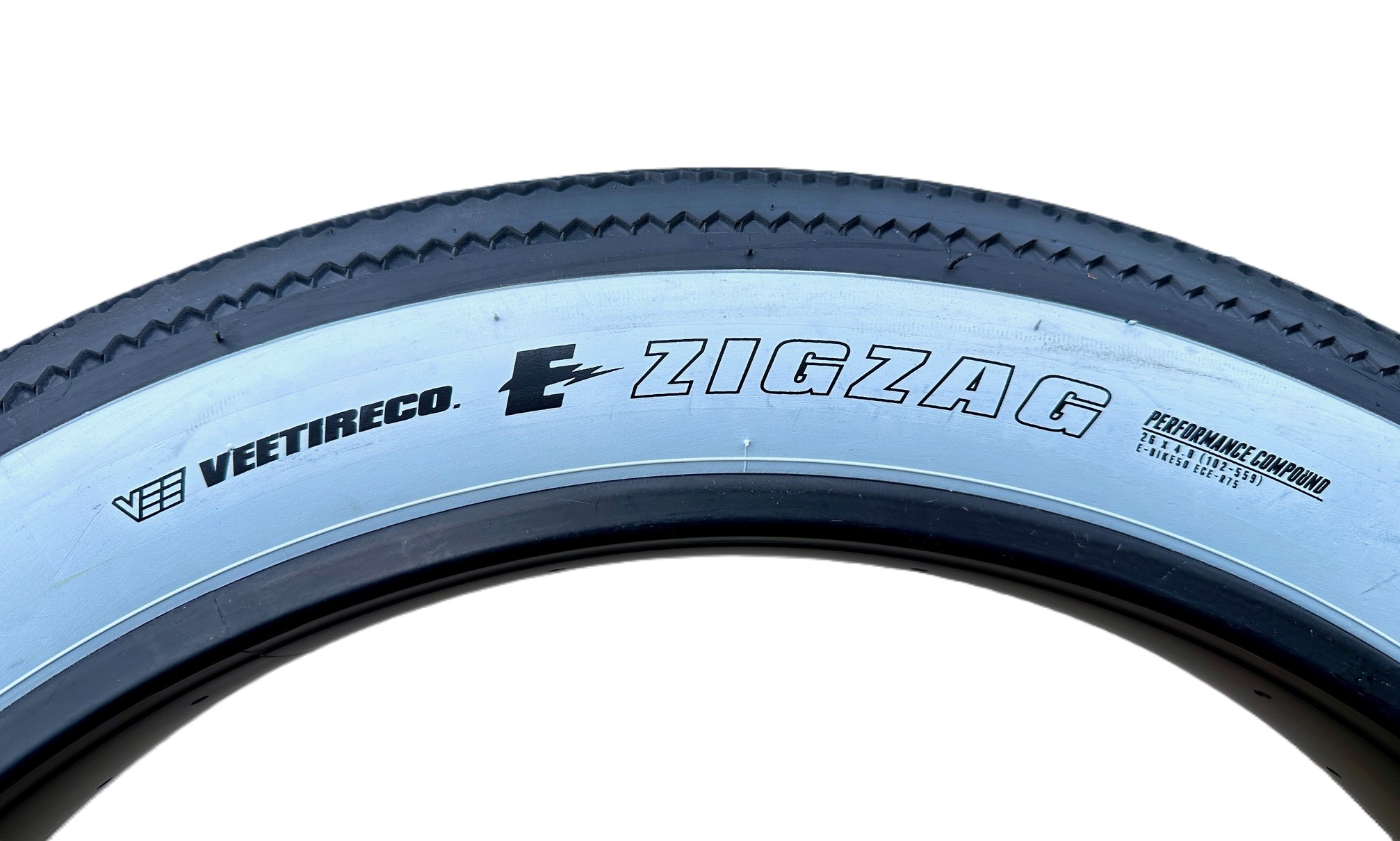 Reifen Fat Bike E-Zig Zag 26 x 4.0 - 102 - 559 Weißwand