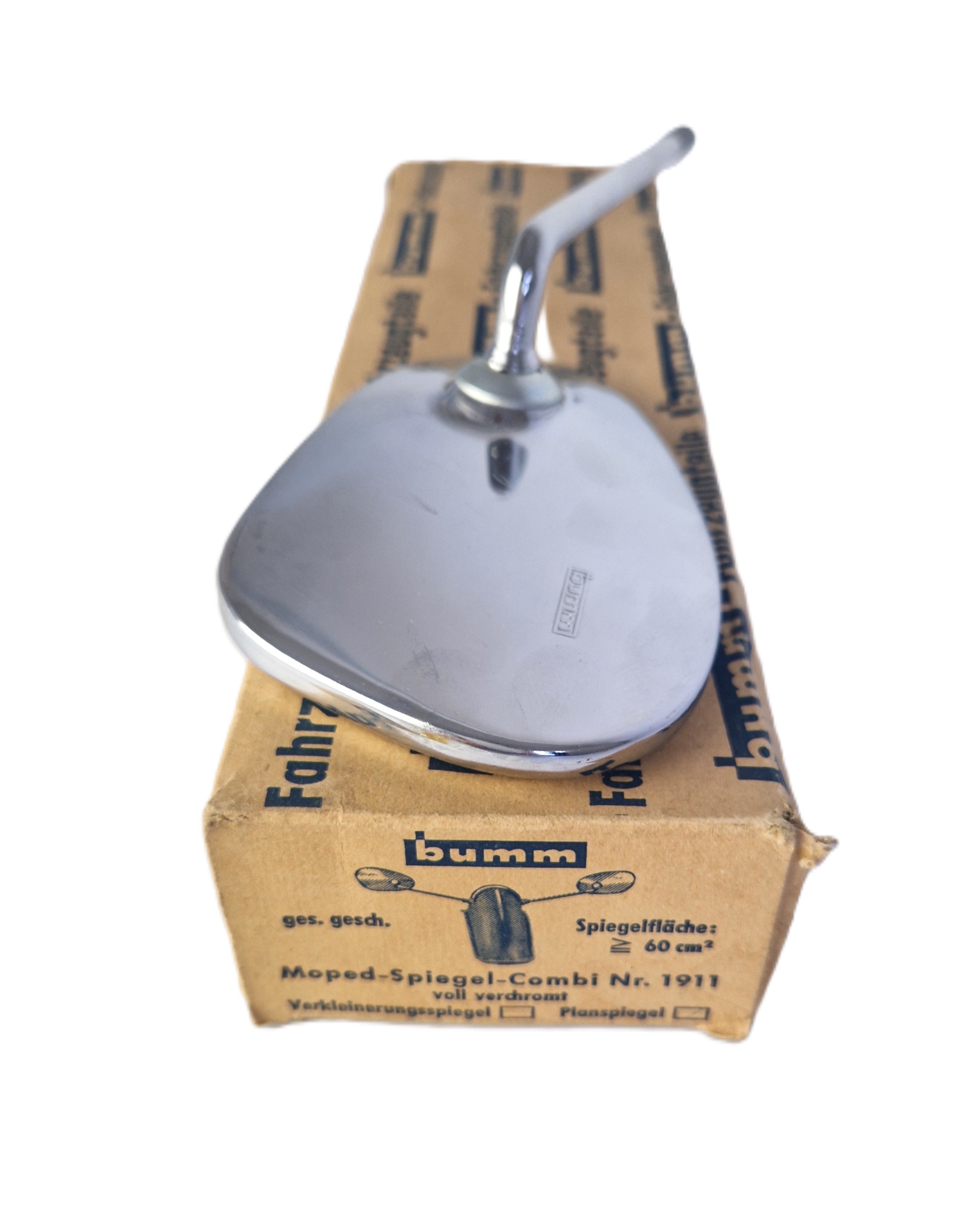Busch + Müller Vintage Moped Rearview Mirror, Oval, 1911