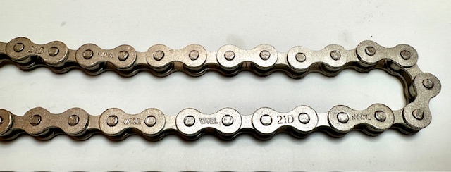 Kette 1/2 x 1/8 Meterware 10 cm