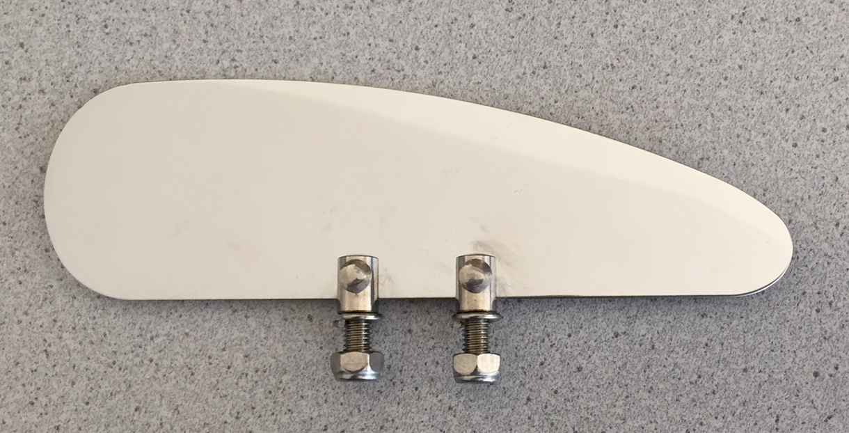 Stainless Steel Fender Slide rounded
