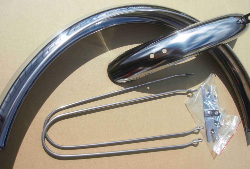 Fender Set 20 inch. Stainless for Folding and Polo Bikes Alu