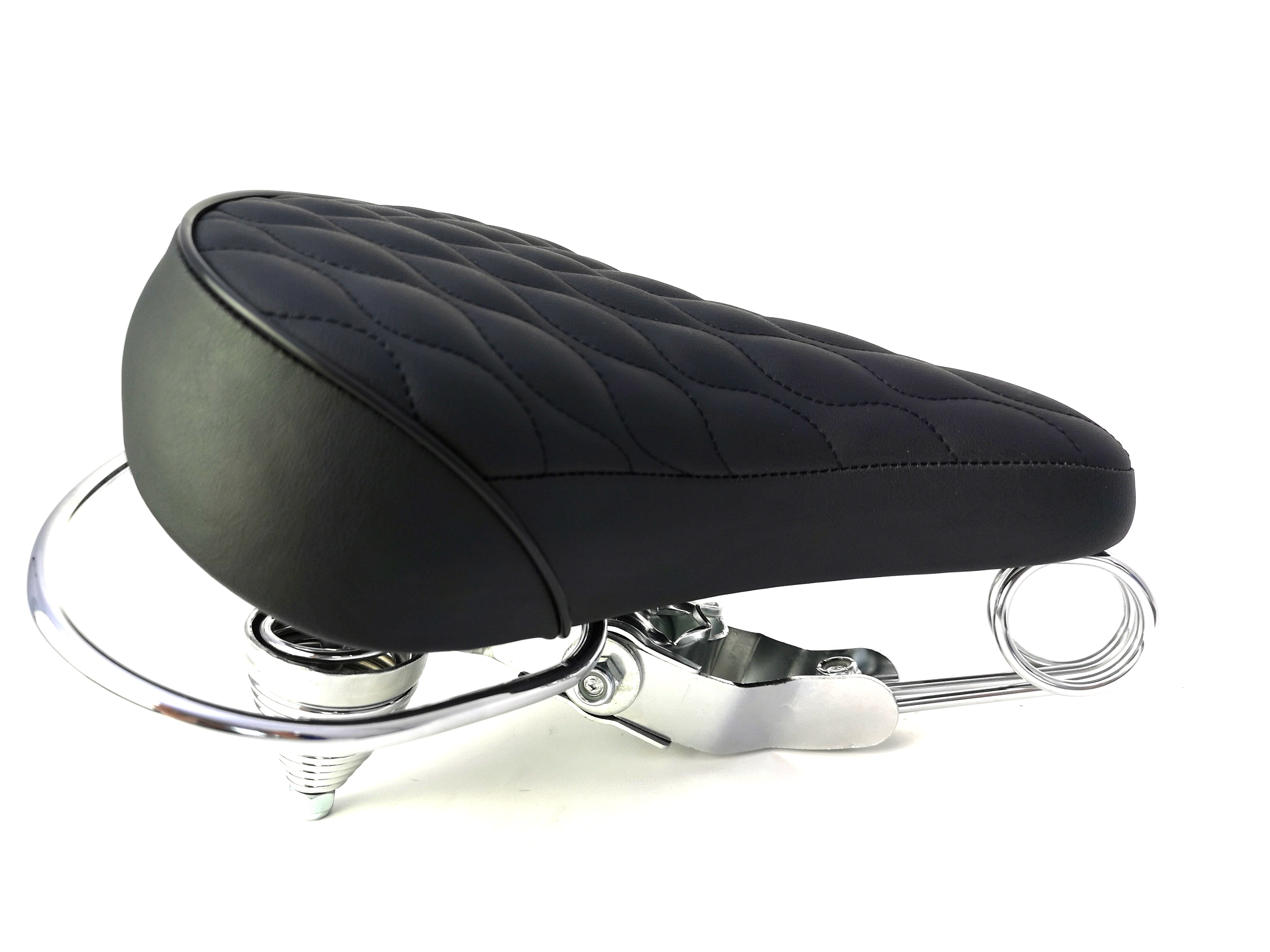 Quilted Cruiser Saddle, Black