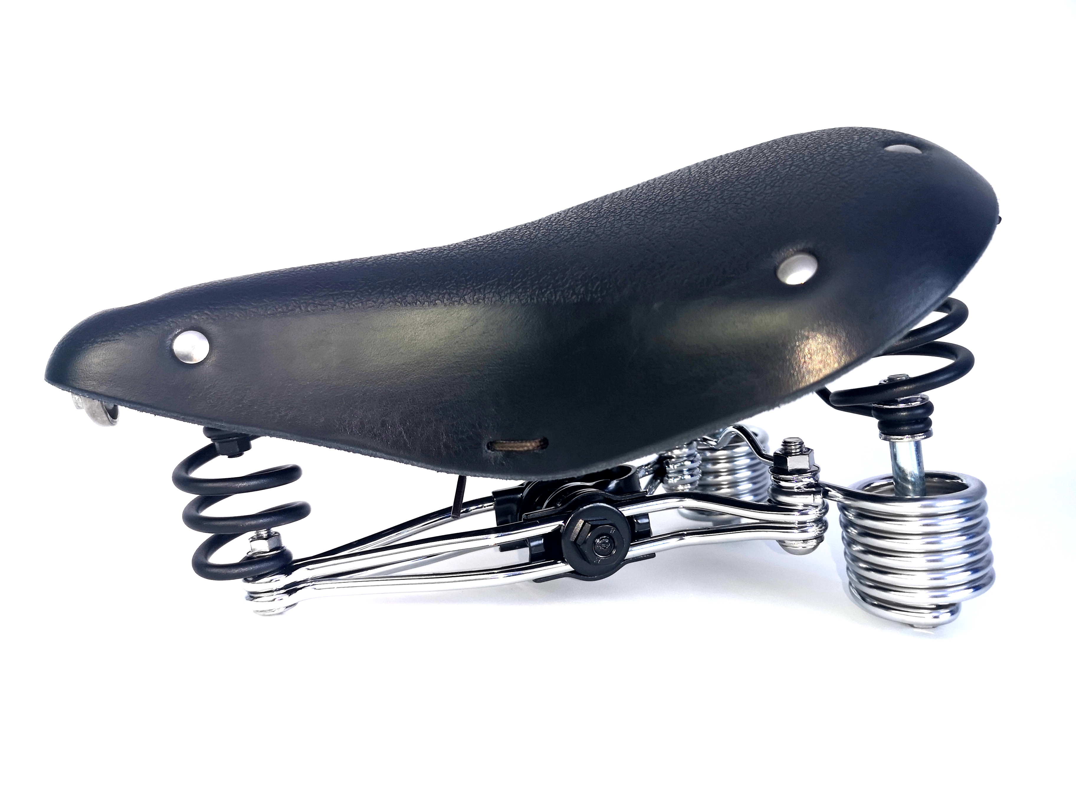 Leather saddle "Urban Cruise", black