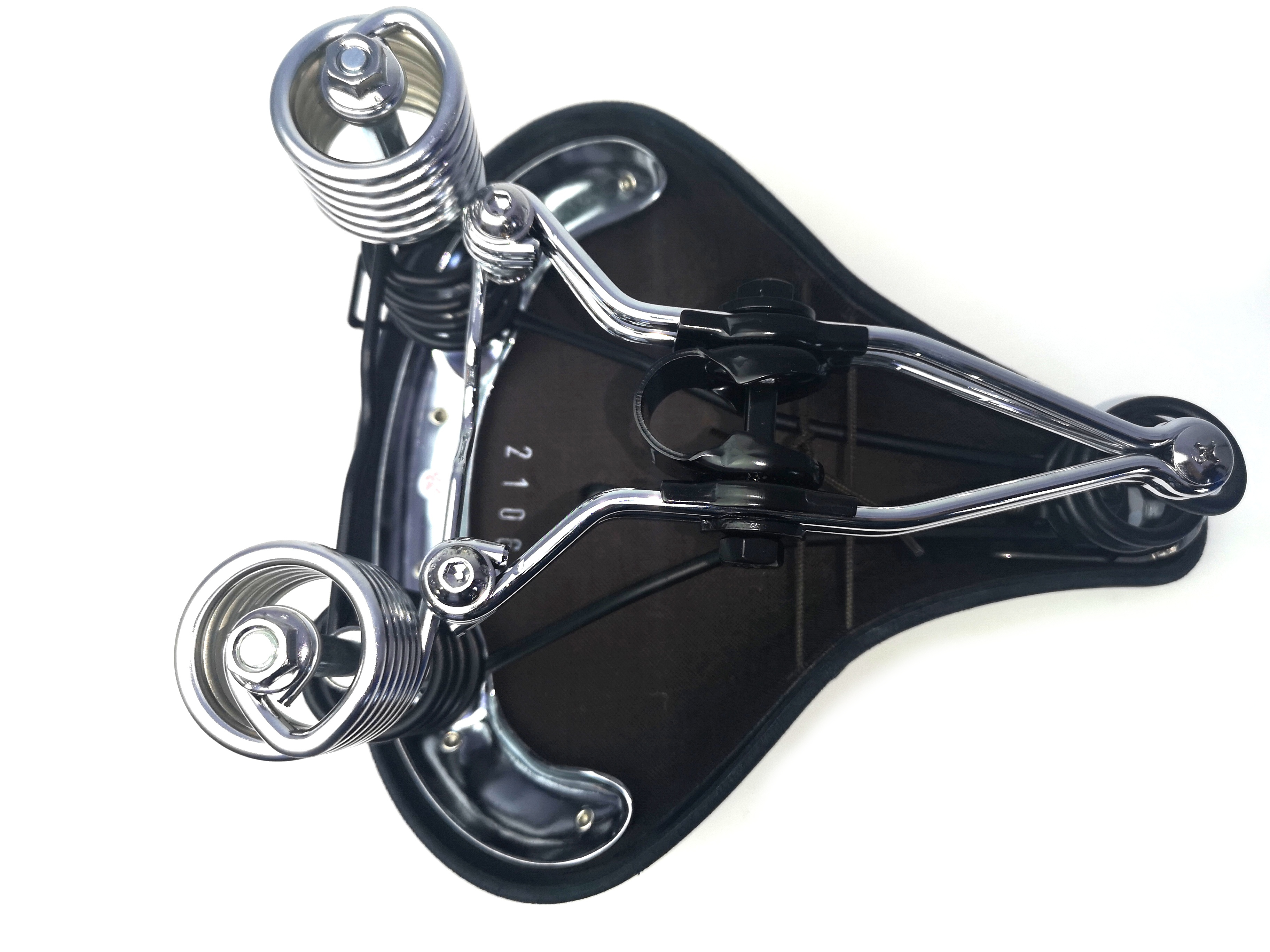 Leather saddle "Urban Cruise", black