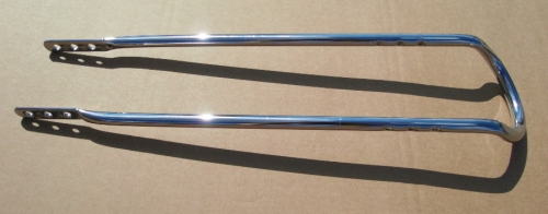 Sissy bar, corto, cromato